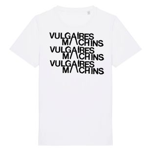 VULGAIRES MACHINS : T-shirt  Blanc [Kicking154TSBlanc]