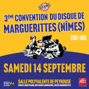 3° Convention du Disque de Nîmes-Marguerittes - Espace Louis Picard - Samedi 14 Septembre 2024 [CDD-Marguerittes-14/09/24]